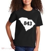 South Carolina 843 Area Code Kids T-Shirt thumb 2