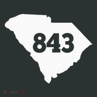 South Carolina 843 Area Code Infant Baby Jersey Bodysuit thumb 2