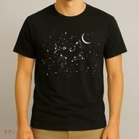 Stargazing Constellation Astronomy Lover T-Shirt thumb 3
