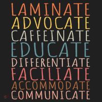 Sped Caffeinate Advocate Laminate Educate Teacher Women's Sweatshirt thumb 2