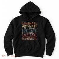 Sped Caffeinate Advocate Laminate Educate Teacher Hoodie thumb 0