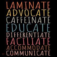Sped Caffeinate Advocate Laminate Educate Teacher Mousepad thumb 1
