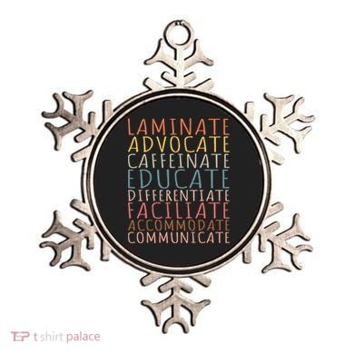 Sped Caffeinate Advocate Laminate Educate Teacher Ornament