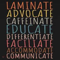 Sped Caffeinate Advocate Laminate Educate Teacher Tote Bag thumb 4