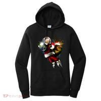 Santa Claus Astronaut In Space Women's Hoodie thumb 0
