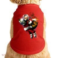 Santa Claus Astronaut In Space Doggie Tank thumb 0