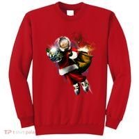 Santa Claus Astronaut In Space Sweatshirt thumb 0