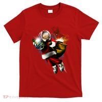 Santa Claus Astronaut In Space T-Shirt thumb 0