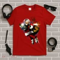Santa Claus Astronaut In Space T-Shirt thumb 5