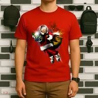 Santa Claus Astronaut In Space T-Shirt thumb 6