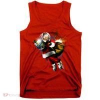 Santa Claus Astronaut In Space Tank Top thumb 0
