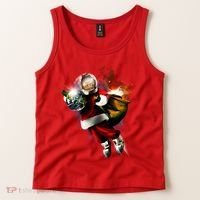 Santa Claus Astronaut In Space Tank Top thumb 2