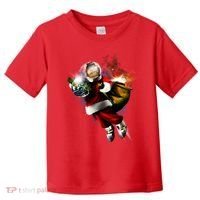 Santa Claus Astronaut In Space Toddler T-Shirt thumb 0