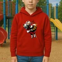 Santa Claus Astronaut In Space Kids Hoodie thumb 2