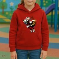 Santa Claus Astronaut In Space Kids Hoodie thumb 3
