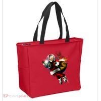 Santa Claus Astronaut In Space Tote Bag thumb 2