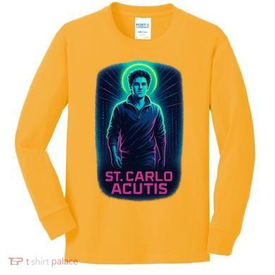  St. Carlo Acutis Kids Long Sleeve Shirt