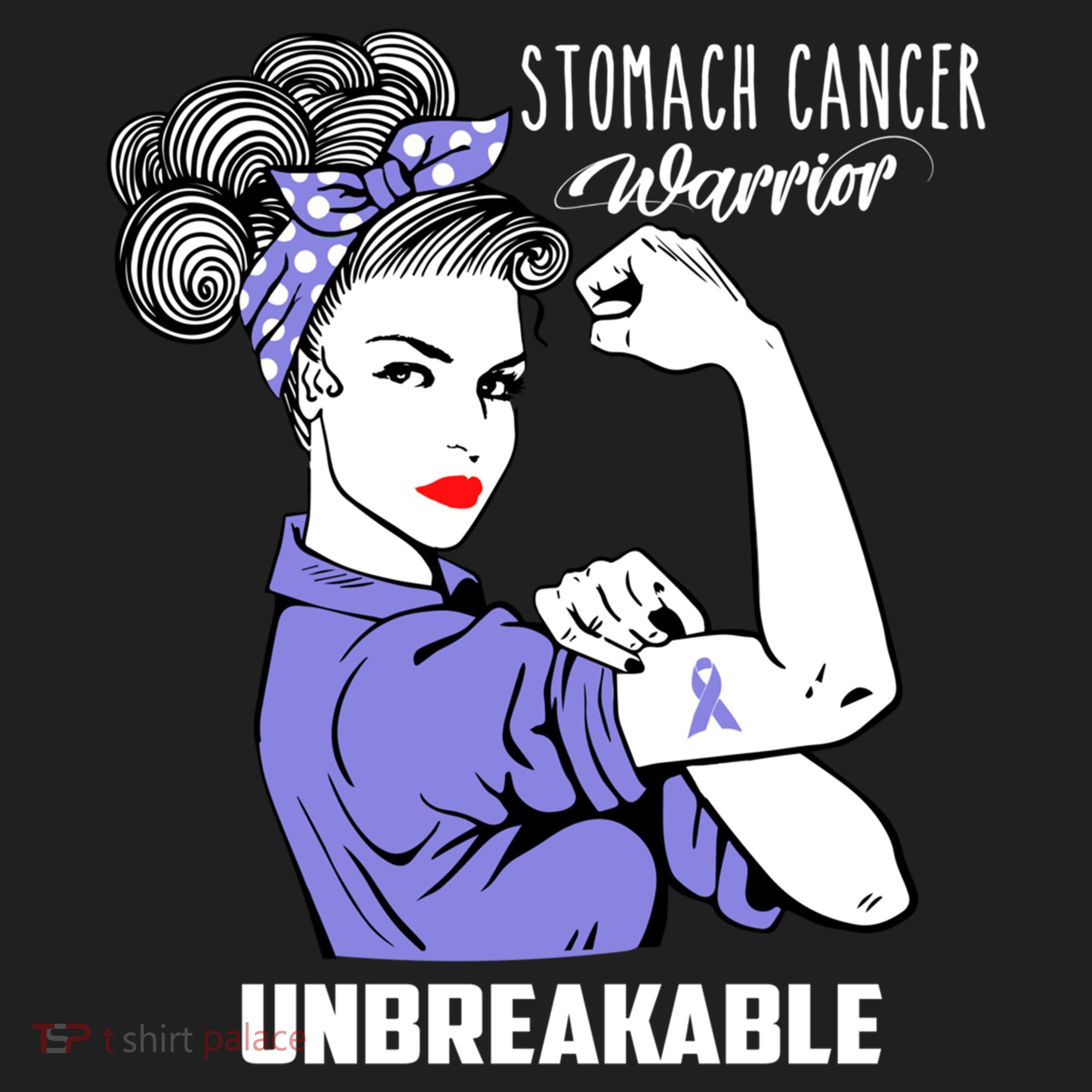 Stomach Cancer Awareness Stomach Cancer Warrior Unbreakable Gift Women's Sweatshirt