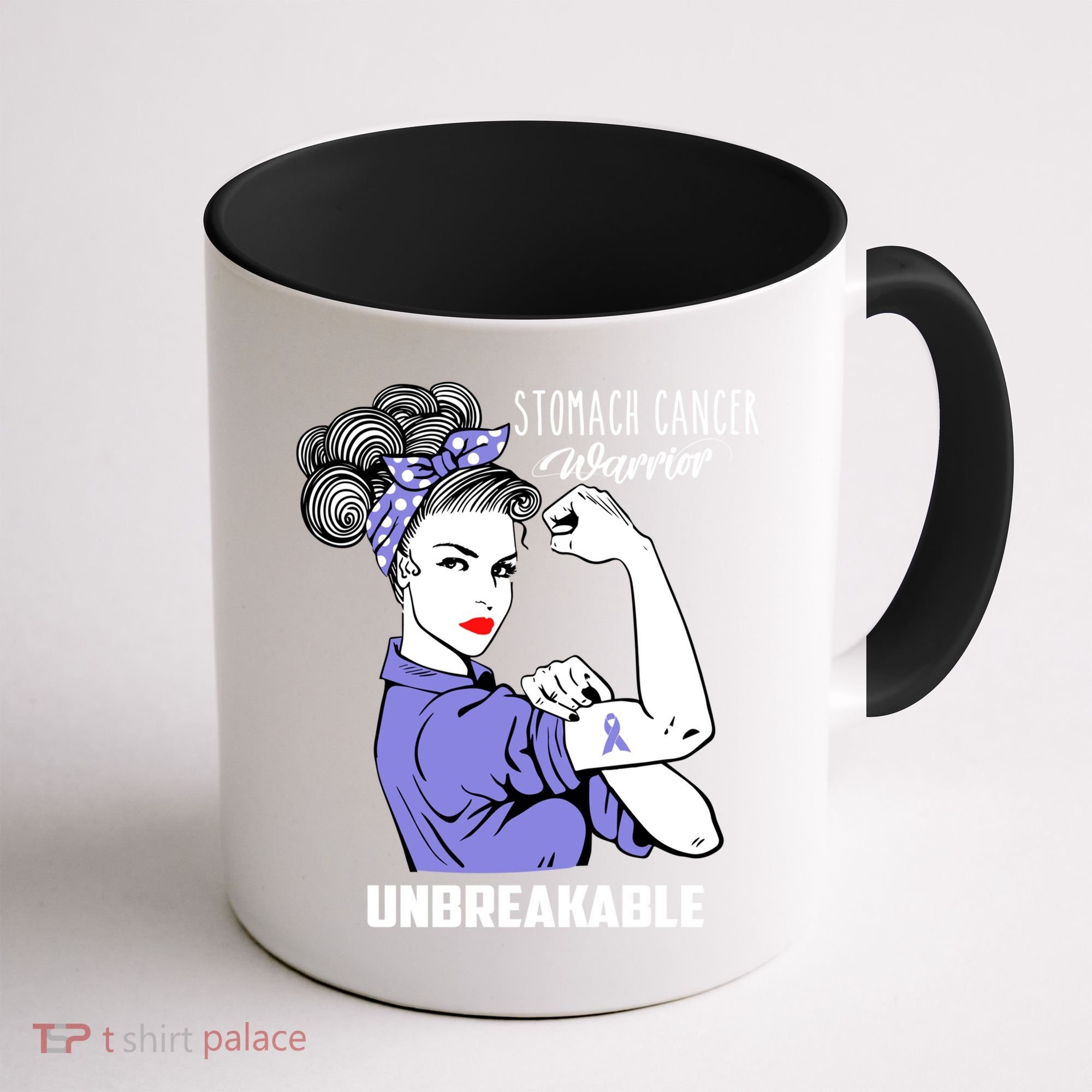Stomach Cancer Awareness Stomach Cancer Warrior Unbreakable Gift Coffee Mug