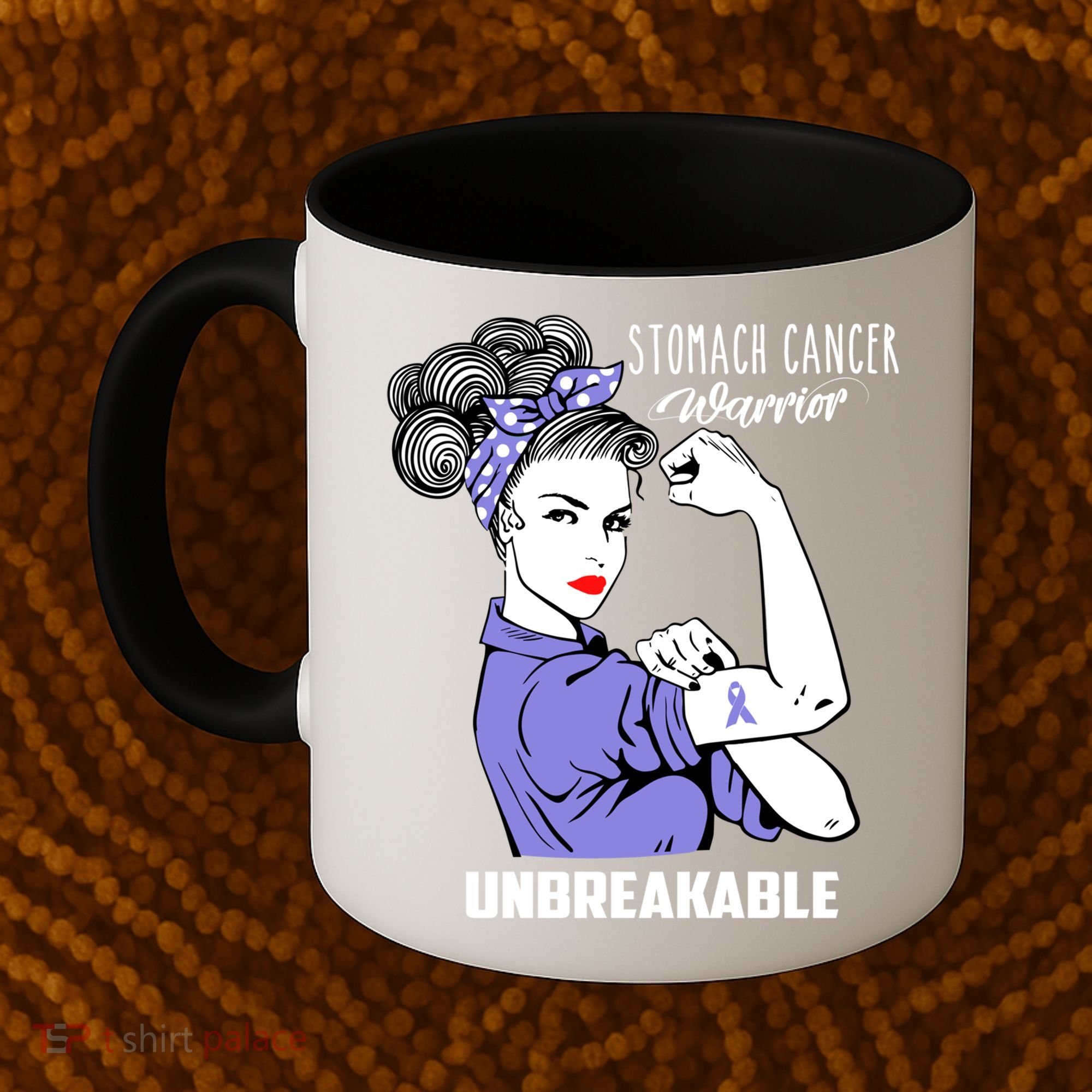 Stomach Cancer Awareness Stomach Cancer Warrior Unbreakable Gift Coffee Mug