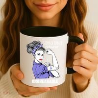 Stomach Cancer Awareness Stomach Cancer Warrior Unbreakable Gift Coffee Mug thumb 3