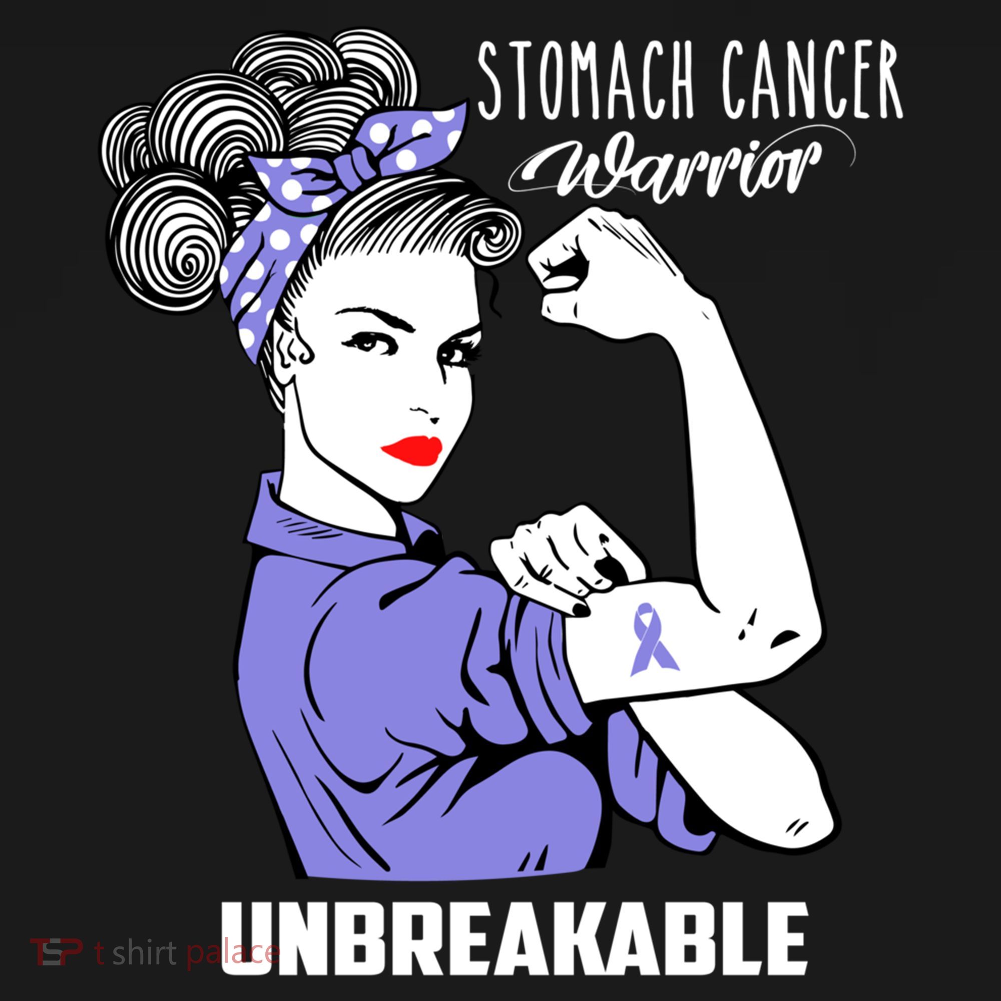 Stomach Cancer Awareness Stomach Cancer Warrior Unbreakable Gift Women's Hoodie