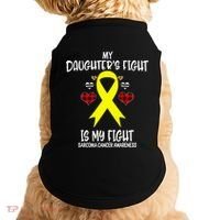 Sarcoma Cancer Awareness My Daughters Fight Is My Fight Mom Gift Doggie Tank thumb 0