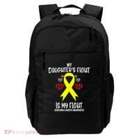 Sarcoma Cancer Awareness My Daughters Fight Is My Fight Mom Gift Backpack thumb 0