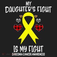 Sarcoma Cancer Awareness My Daughters Fight Is My Fight Mom Gift Beanie thumb 2