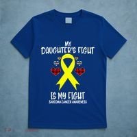 Sarcoma Cancer Awareness My Daughters Fight Is My Fight Mom Gift T-Shirt thumb 5