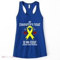 Sarcoma Cancer Awareness My Daughters Fight Is My Fight Mom Gift Women's Tank Top thumb 0