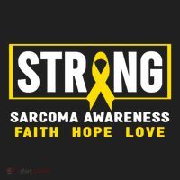 Sarcoma Cancer Awareness Gift Strong Sarcoma Awareness Gift Beanie thumb 2