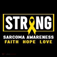 Sarcoma Cancer Awareness Gift Strong Sarcoma Awareness Gift Women's Hoodie thumb 2