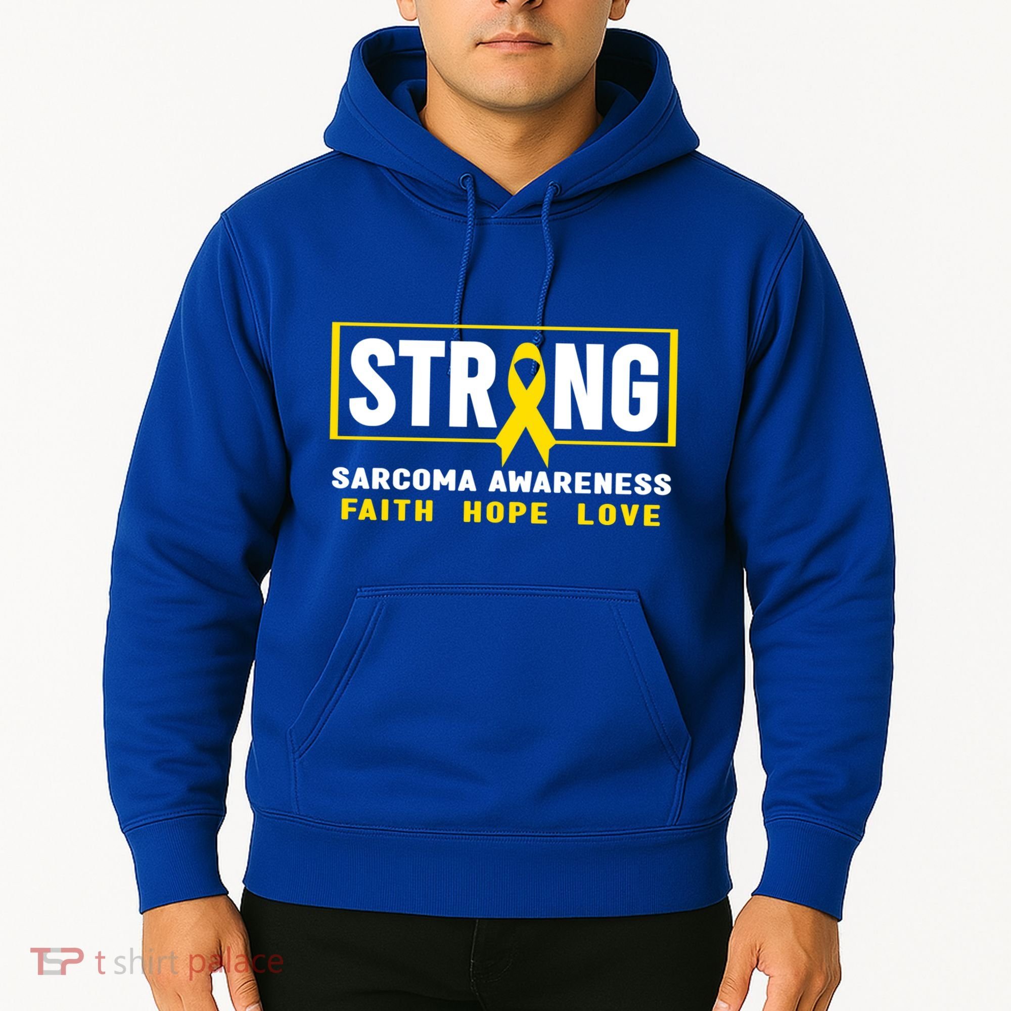 Sarcoma Cancer Awareness Gift Strong Sarcoma Awareness Gift Hoodie