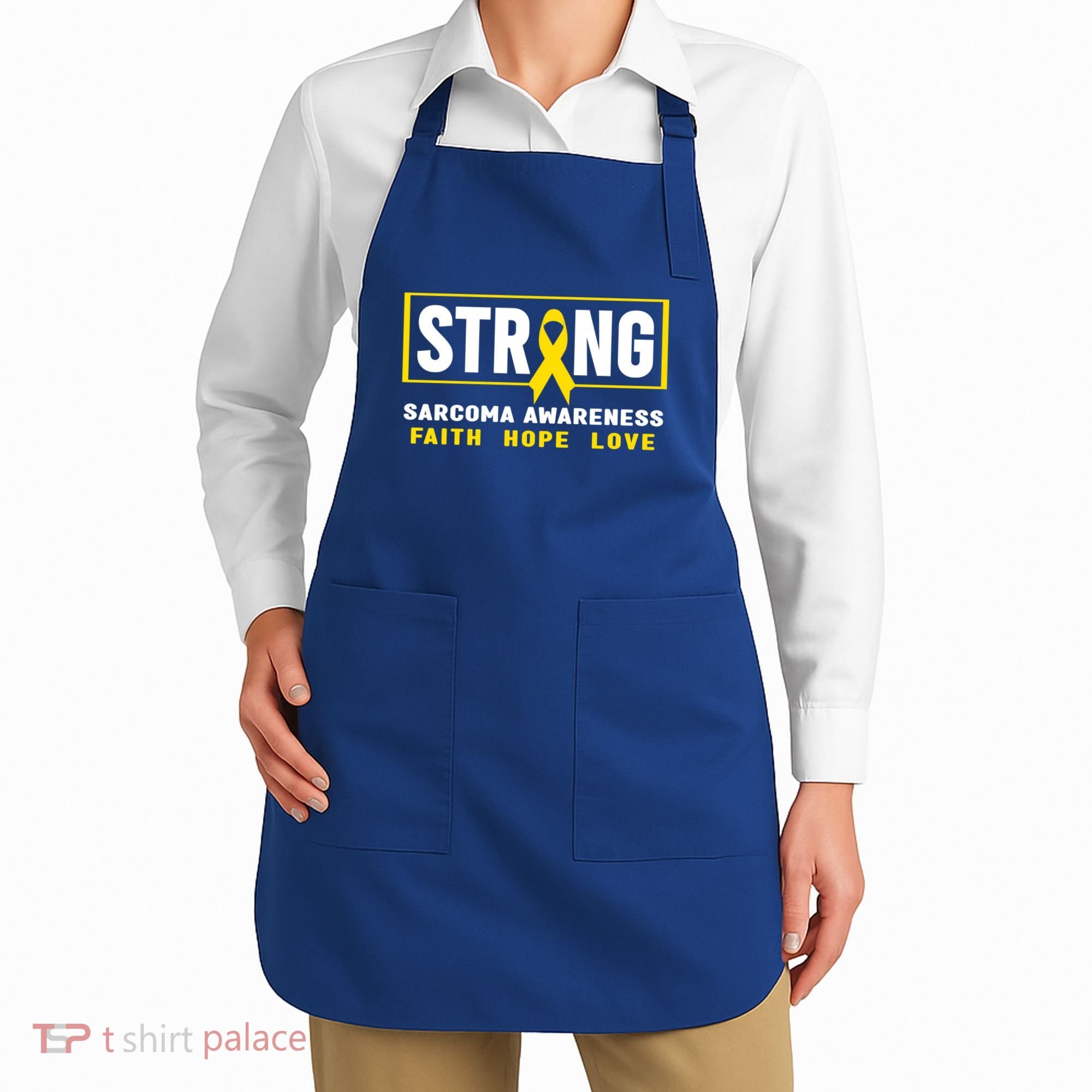 Sarcoma Cancer Awareness Gift Strong Sarcoma Awareness Gift Apron