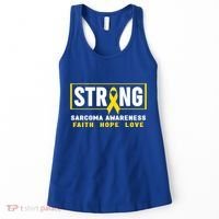 Sarcoma Cancer Awareness Gift Strong Sarcoma Awareness Gift Women's Tank Top thumb 0