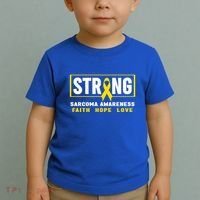 Sarcoma Cancer Awareness Gift Strong Sarcoma Awareness Gift Toddler T-Shirt thumb 2