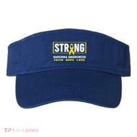Sarcoma Cancer Awareness Gift Strong Sarcoma Awareness Gift Visor thumb 0