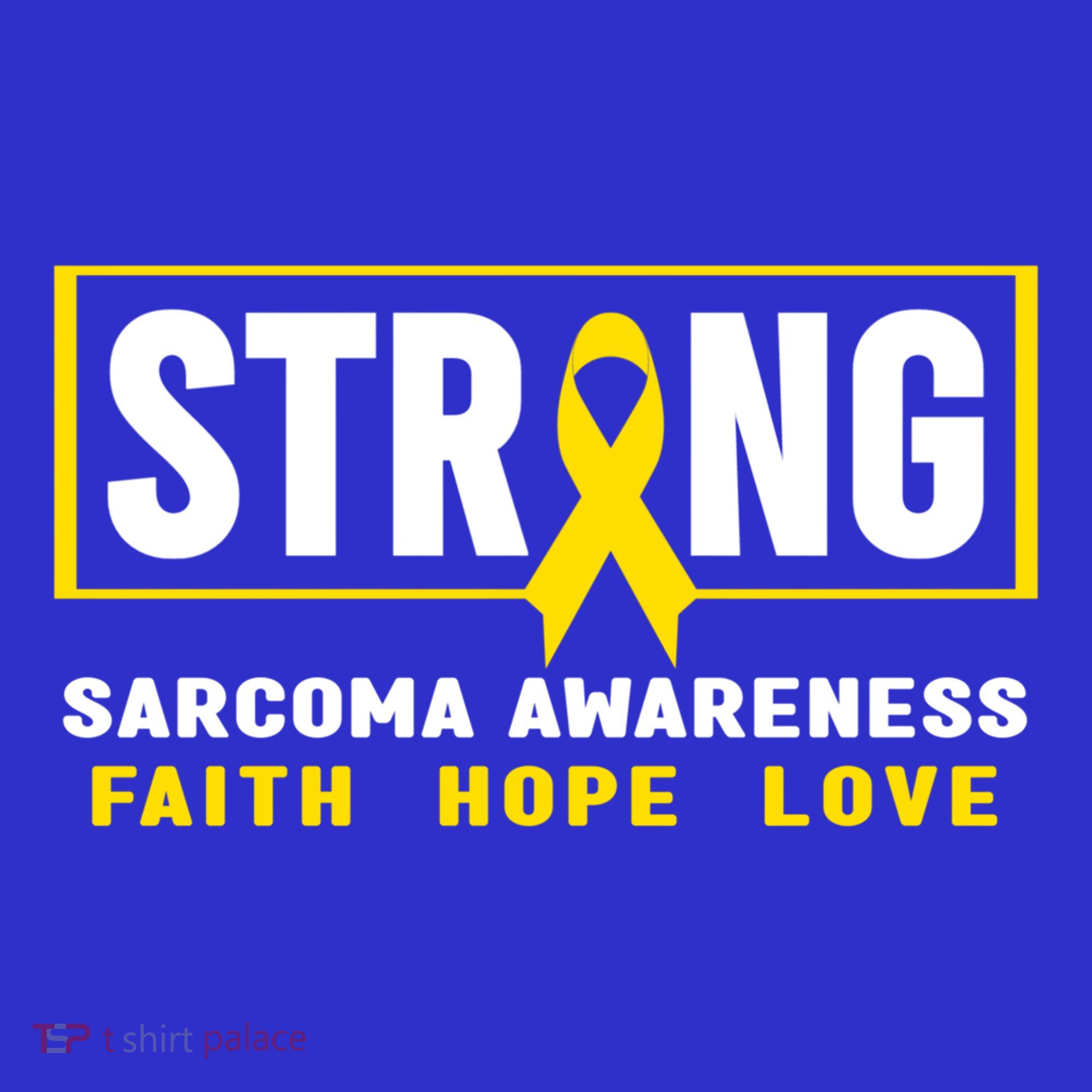Sarcoma Cancer Awareness Gift Strong Sarcoma Awareness Gift Kids Sweatshirt