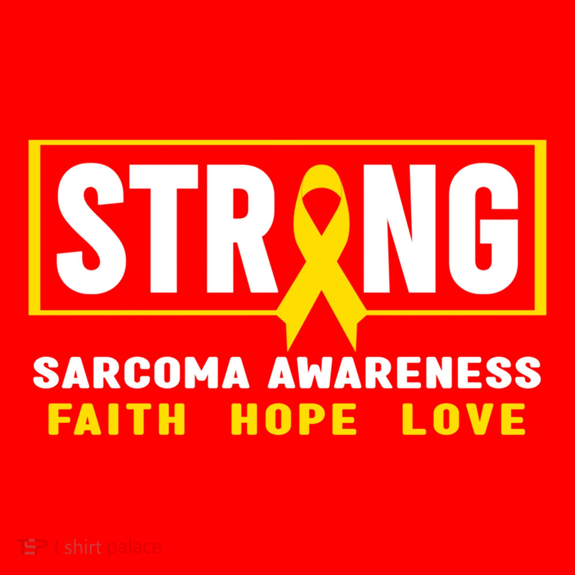 Sarcoma Cancer Awareness Gift Strong Sarcoma Awareness Gift Santa Hat