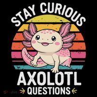 Stay Curious Axolotl Questions Bucket Hat thumb 4