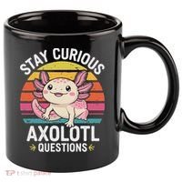 Stay Curious Axolotl Questions 11oz C Handle Ceramic Mug thumb 0