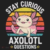 Stay Curious Axolotl Questions Beanie thumb 2