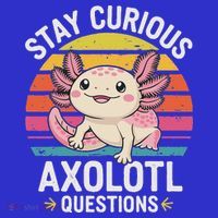 Stay Curious Axolotl Questions Polo thumb 2
