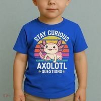 Stay Curious Axolotl Questions Toddler T-Shirt thumb 2