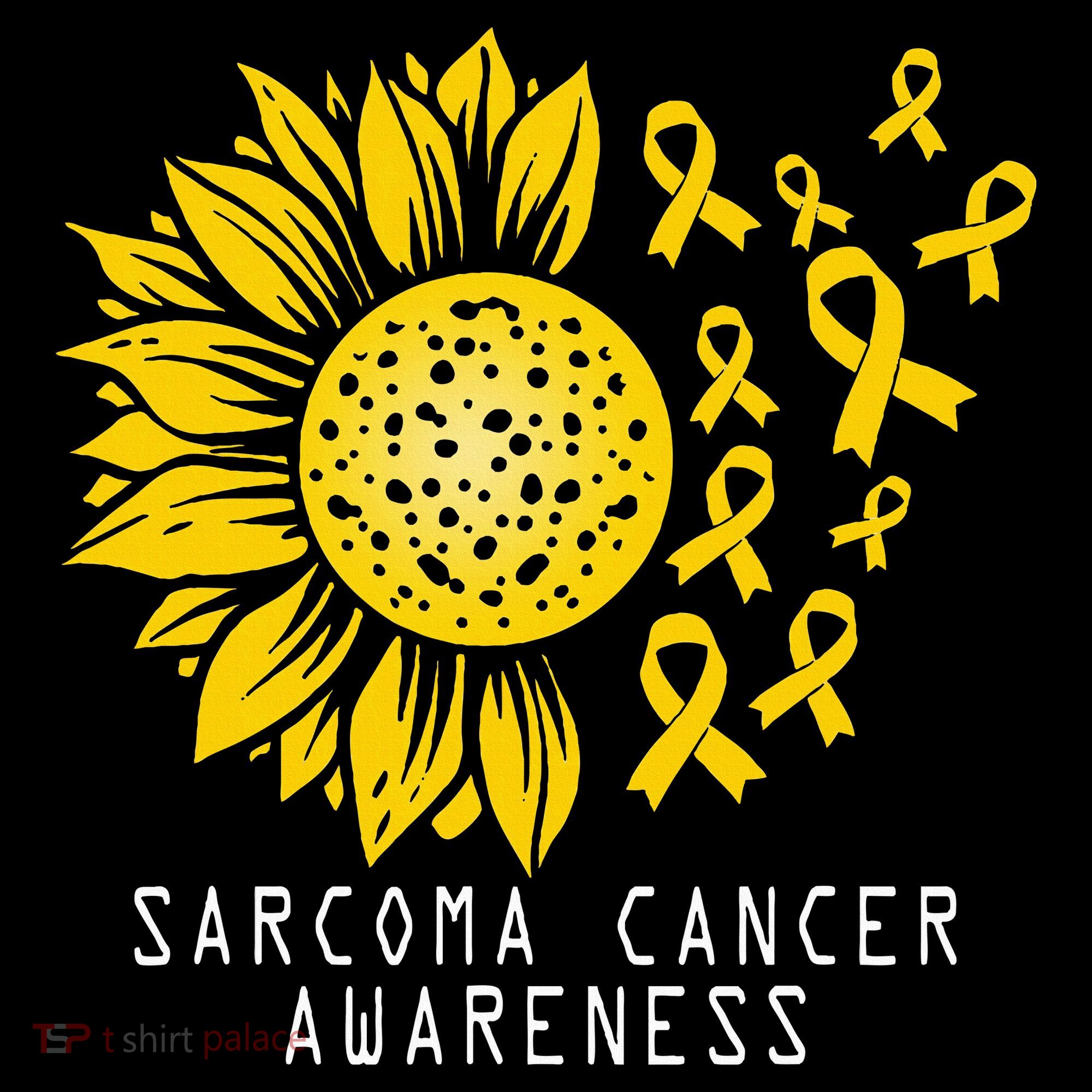 Sarcoma Cancer Awareness Sunflower Yellow Ribbon Sarcoma Visor