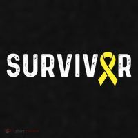 Sarcoma Cancer Awareness Yellow Ribbon Survivor Remission Gift Ladies PosiCharge Tri-Blend Wicking Tank thumb 2