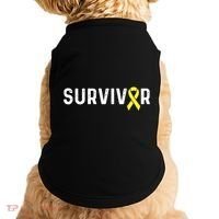 Sarcoma Cancer Awareness Yellow Ribbon Survivor Remission Gift Doggie Tank thumb 0