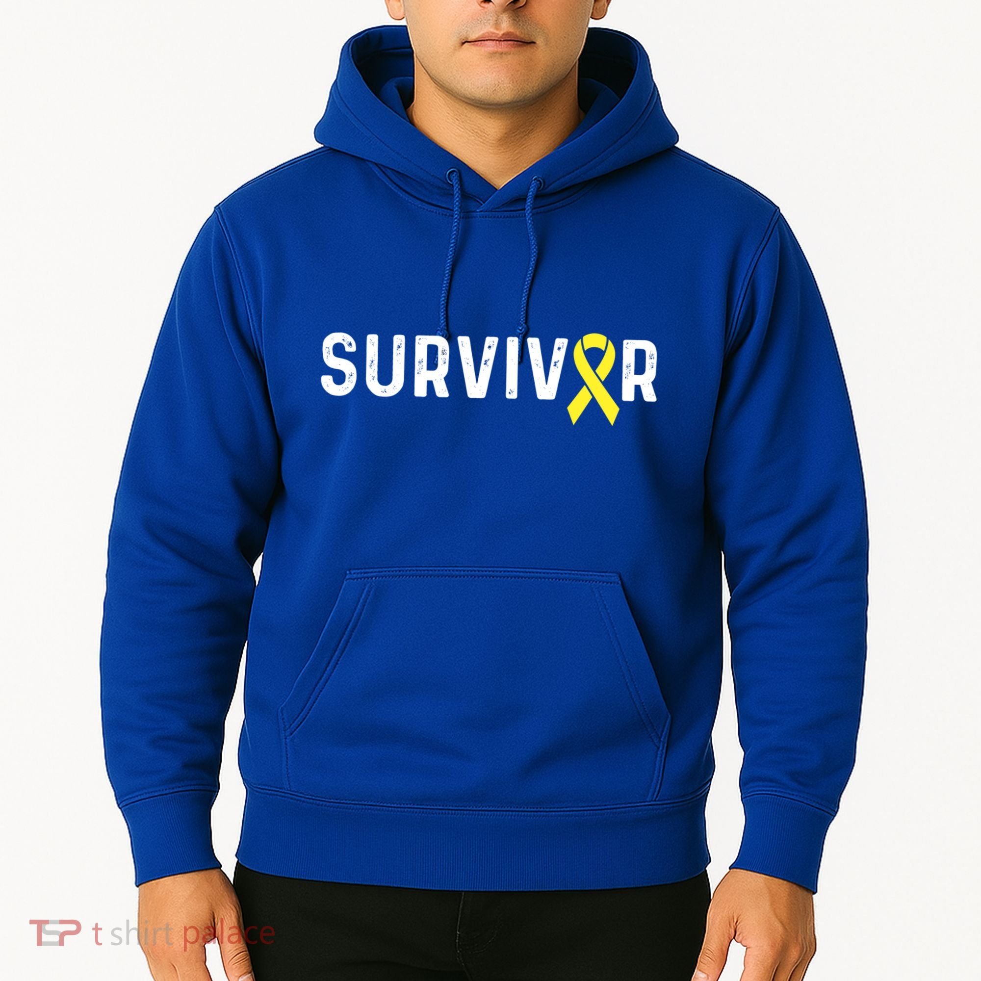 Sarcoma Cancer Awareness Yellow Ribbon Survivor Remission Gift Hoodie