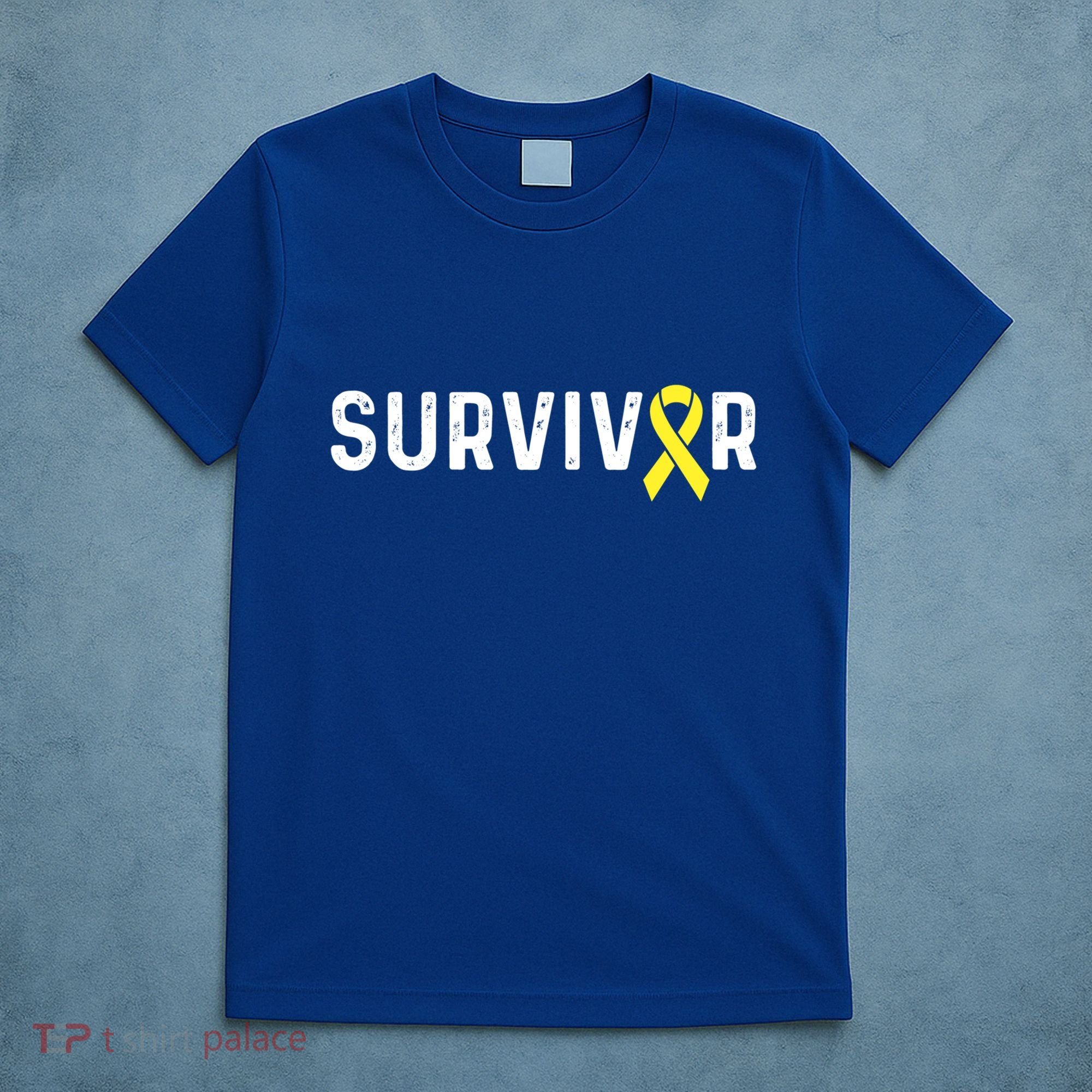 Sarcoma Cancer Awareness Yellow Ribbon Survivor Remission Gift T-Shirt